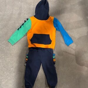 Toddler Dinosaur Hoodie and Pant Set
